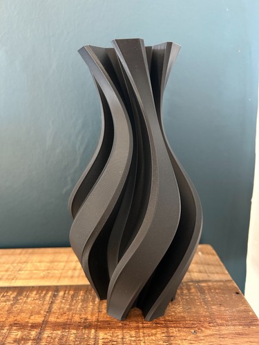 Printed vase swirl - printed,