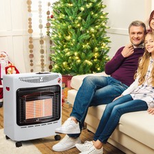 Portable 4.2Kw Calor Gas Heater Cabinet Butane Home Fire Regulator&Hose Included