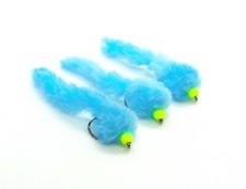 3 x Egg Worm Flies, Bubble Gum