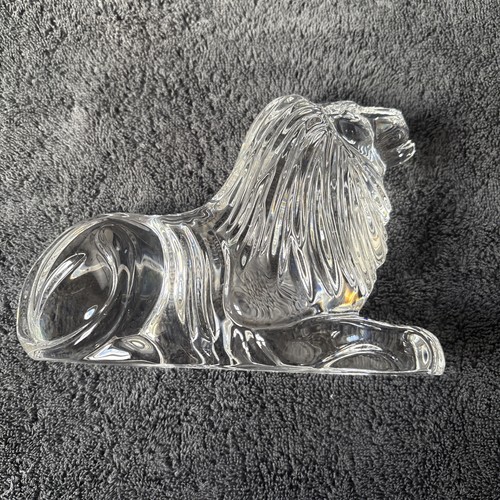 Waterford crystal lion - crystal,