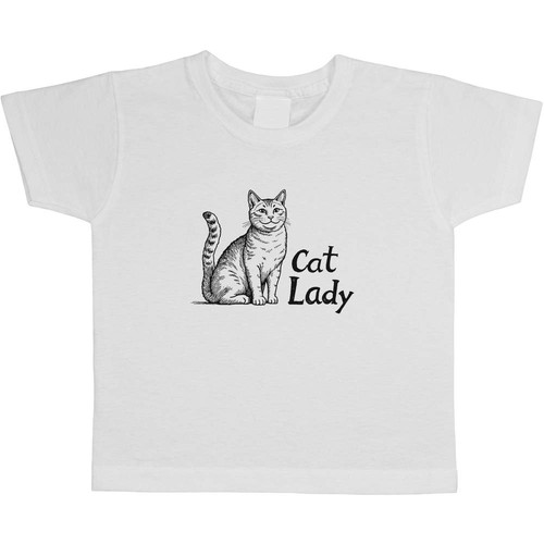 Cat lady with children - with, cat'