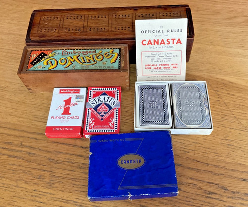 Vintage games bundle wood - vintage,