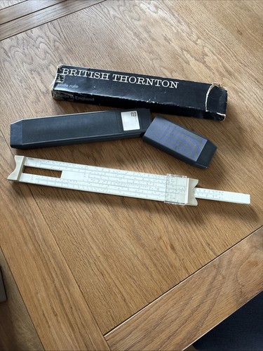 British thornton slide rule - slide,
