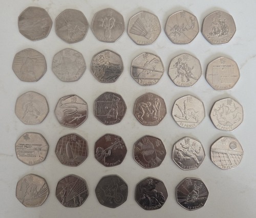 London 2012 olympics - olympics, 50p