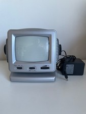 Retro Vintage Nikkai Mini 5.5" Screen Portable CRT B/W TV Radio Working Prop