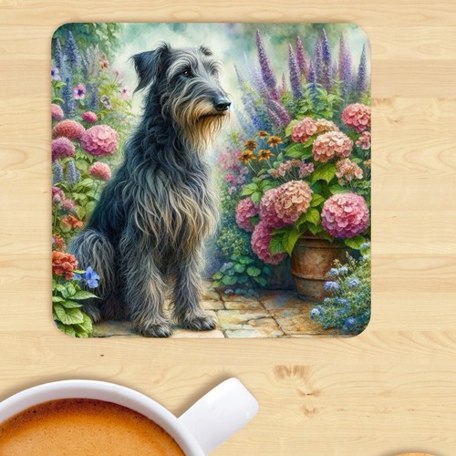 Scottish deerhound coaster - scottish,