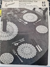 Copy Lyscordet B3 Crochet Pattern Book Home Furnishing Beautiful Creative Table 