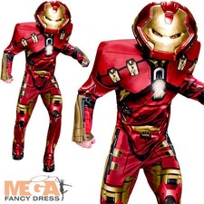 Deluxe Hulk Buster Iron Man Mens Avengers Fancy Dress Superhero Adults Costume