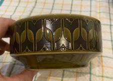 Green & Black Hornsea Pottery Heirloom Bowl  1970’s. 5 inch.  Sold as singles 