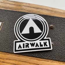 Airwalk A Logo Skateboard Sticker - 1980s