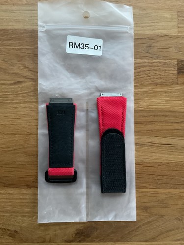Red hybrid watch strap fits - strap,