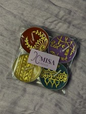 pack of 4 Handmade Acrylic