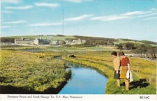 Dartmoor Prison & North Hessary Tor T. V. Mast, PRINCETOWN, Devon