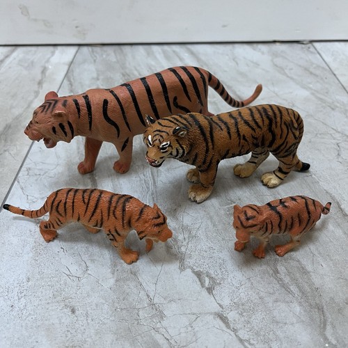 Set plastic tigers cubs - plastic, &