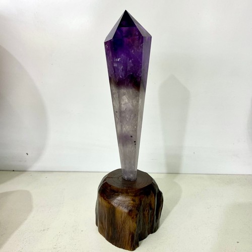 35lb top natural amethyst - natural,