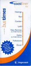 Stagecoach East Kent Bus Timetable (N050455) 711 Dover Lydd Hastings Apr 2005