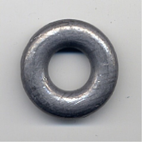 Long case lead clock - lead, counter