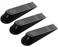 BLACK  Door Stop Jam, Door Wedge Stopper Home Office