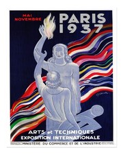 Vintage Paris 1937 Exhibition