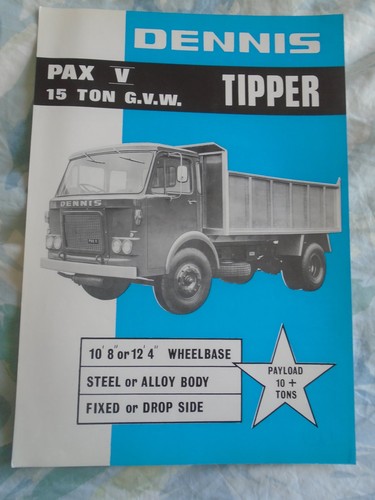 Dennis pax tipper ton - v,
