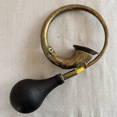 Vintage brass bulb car - bulb,
