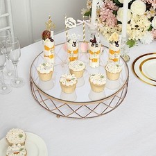 GOLD CLEAR 16" Round Metal