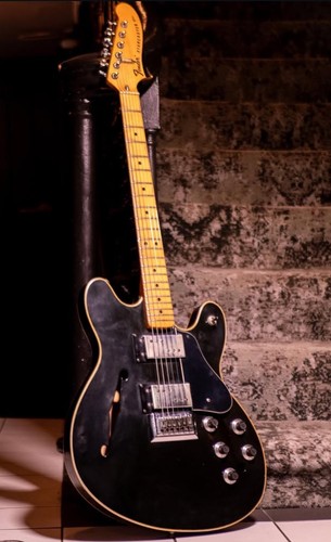 Fender starcaster 1975 black - fender,