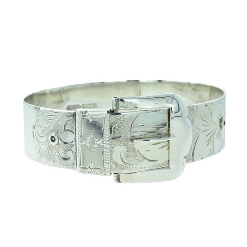 Vintage sterling silver buckle - vintage,