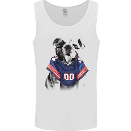 American football bulldog with - american,