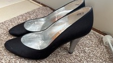 Women’s Vintage Black High Heel Shoes Size 37 Charles Jourdan, France