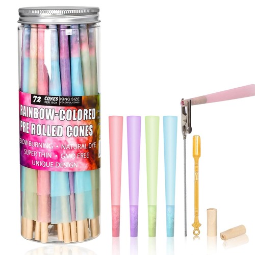 Colorful pre rolled cones - colorful,