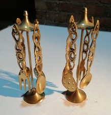 2x Vintage Brass Kitchen