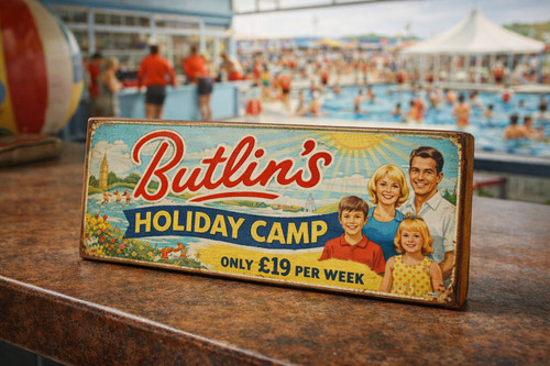 Holiday camp butlins 60s - holiday,
