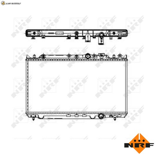 Radiator engine cooling 509653 - cooling,