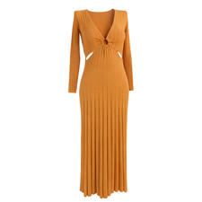Sandro Bruna Dress Rib Knit