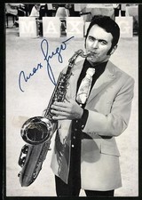 Musician Max Greger with Saxophone, Postcard 
