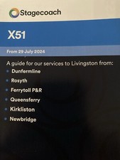 Stagecoach X51 bus timetable