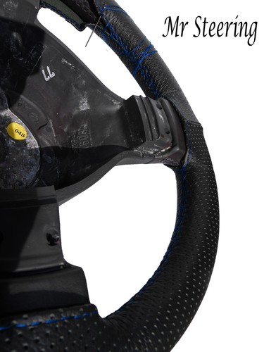 Perforated leather steering - perforated,
