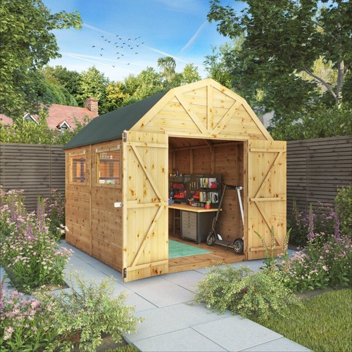 10x8 wooden garden shed - 10x8,