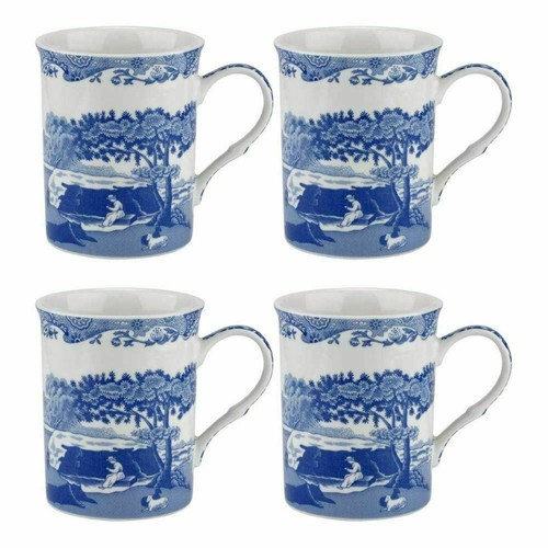 Spode blue italian cups mugs - italian, 4