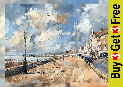 Seaside promenade walk - seaside,