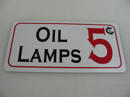 Oil lamps sign - oil, room