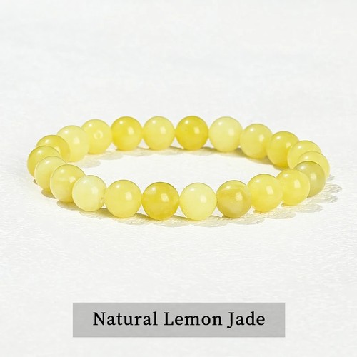 Natural stone beads bracelet - natural,