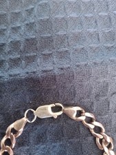 Mens 9crt gold curb link