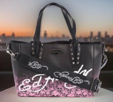 ED HARDY Black w/Pink Skulls
