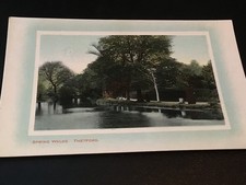 SPRING WALKS, THETFORD Real Photographic Antique Postcard