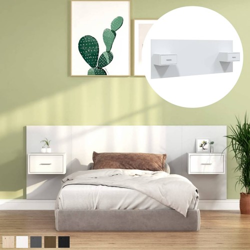 Bed headboard with drawers - bed,