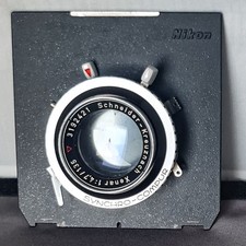 Schneider Kreuznach Xenar 135mm f4.7 in Synchro Compur shutter with LF plate