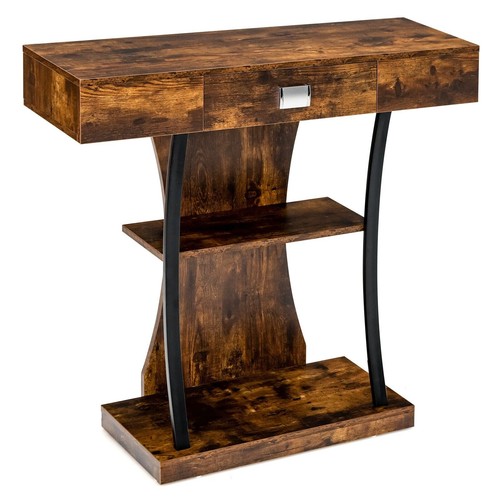 Narrow sofa side table - narrow,