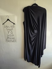 Monsoon Black Draped Cape